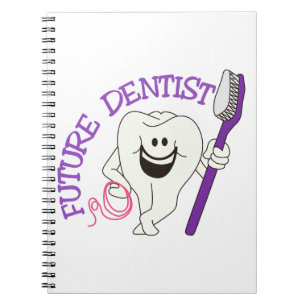 Caderno Espiral Dentista futuro