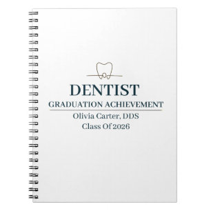 Caderno Espiral Dentista Nome Personalizado Desde Ano