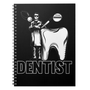 Caderno Espiral Dentista Pai dentária Odontologia