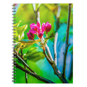 Caderno Espiral Dentro de Flor