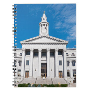 Caderno Espiral Denver City e County Building Entrance