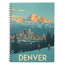 Caderno Espiral Denver Mountain Viagem