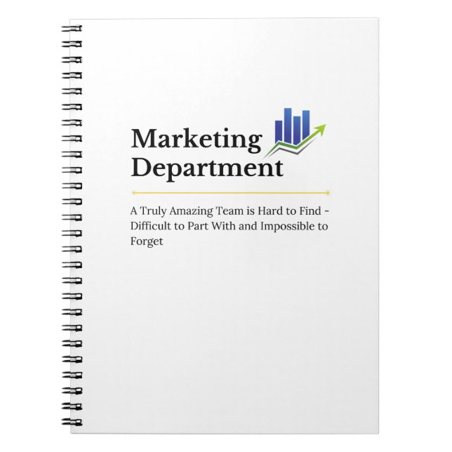 Caderno Espiral Departamento de Marketing (Frente)