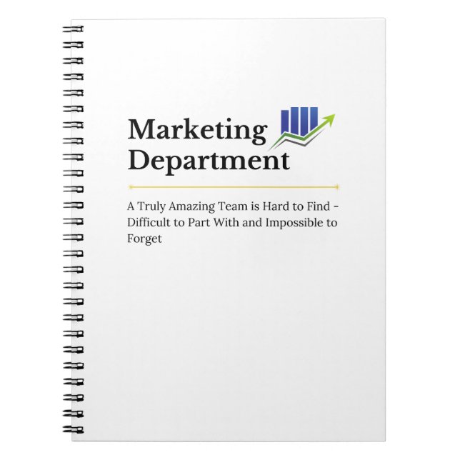Caderno Espiral Departamento de Marketing (Frente)