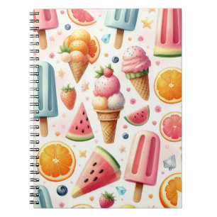 Caderno Espiral Deriva de Summer Sweet
