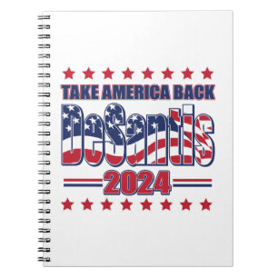 Caderno Espiral DeSantis-2024-Take-America-Back-