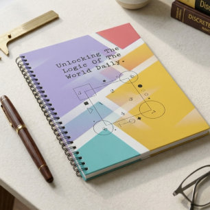 Caderno Espiral Desbloqueando a Lógica do Mundo Diariamente Insi