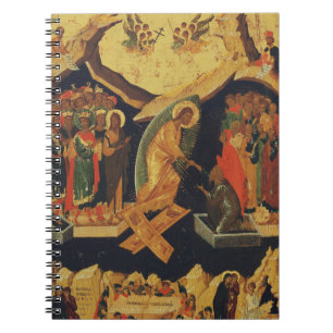 Caderno Espiral Descida de Cristo ao Hades Ressurreição de Jesus