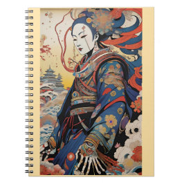Caderno Espiral Descida do Inverno - Arte Surrealista de Ken Gage