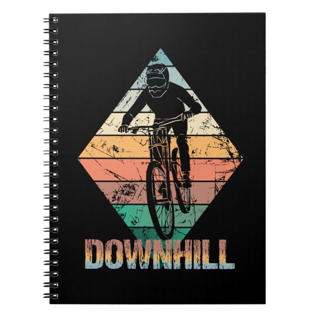 Caderno Espiral Descida Mountain Biker (Frente)