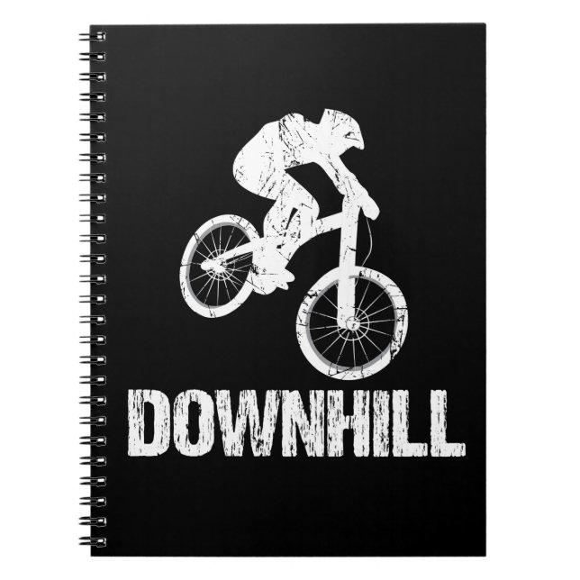 Caderno Espiral Descida Mountain Biker (Frente)