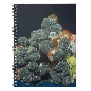 Caderno Espiral Descloizite na calcite