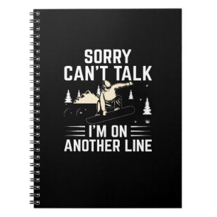 Caderno Espiral desculpe_can_t_talk_i_m_on_outra_linha