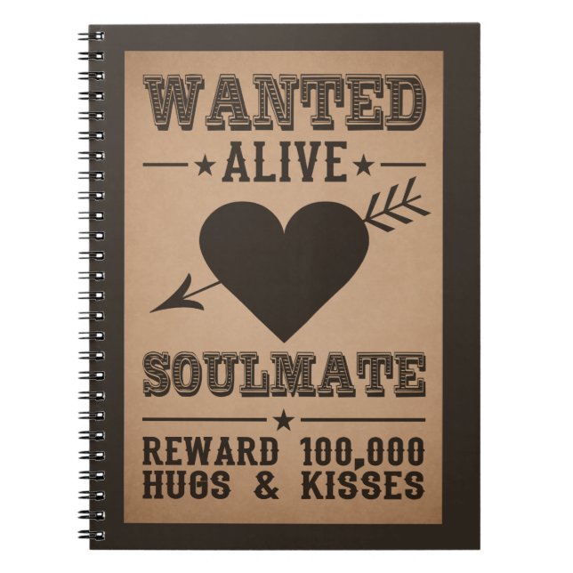 Caderno Espiral DESEJADO VIVO: notebook SOULMATE (Frente)
