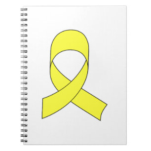 Caderno Espiral Desenho da Fita Amarela