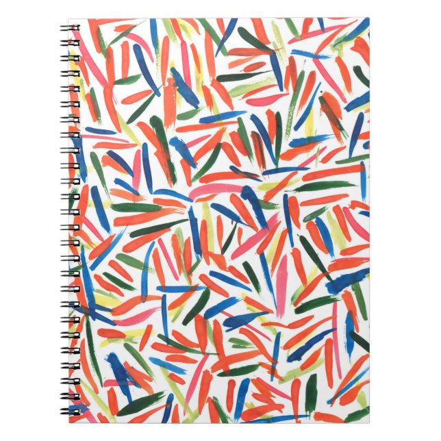 Caderno Espiral desenho de abstrato (Frente)