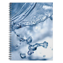 Caderno Espiral Desenho De Água