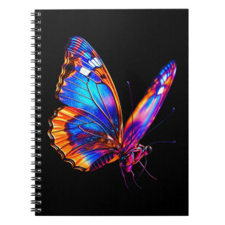 Caderno Espiral desenho de borboleta