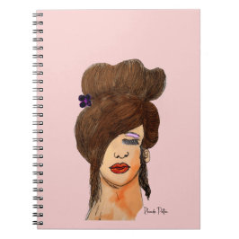 Caderno Espiral Desenho de garota