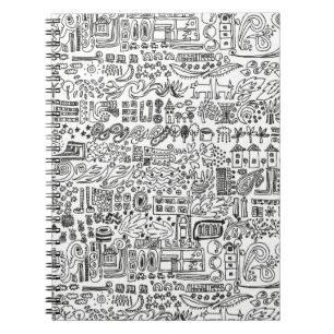 Caderno Espiral desenho geo