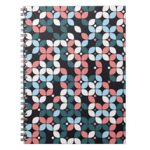 Caderno Espiral desenho geométrico sem costura geométrico,textura