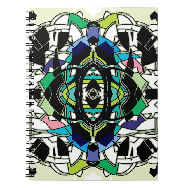 Caderno Espiral Desenho Xadrez (Frente)