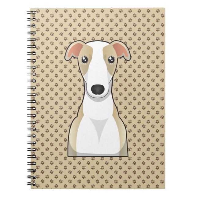 Caderno Espiral Desenhos animados de Whippet (Frente)