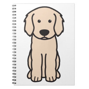 Caderno Espiral Desenhos animados do cão de Labradoodle