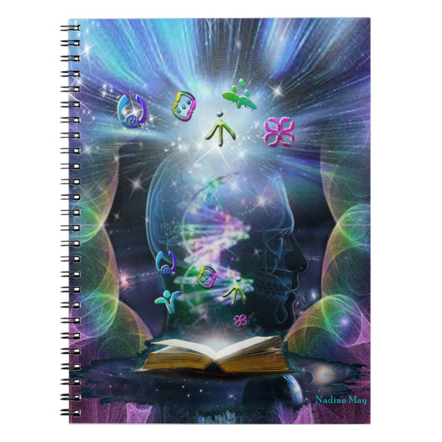 Caderno Espiral Desenhos de rabiscar (Frente)