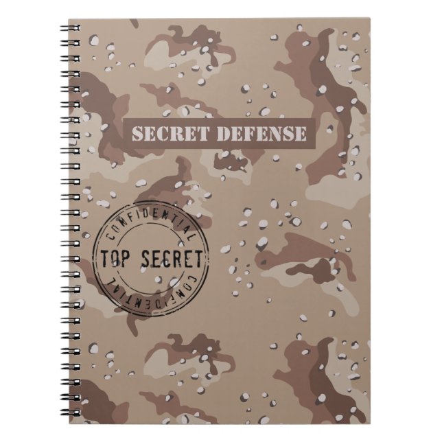 Caderno Espiral Desert Camo (Frente)