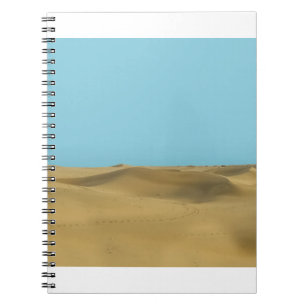Caderno Espiral deserto ao sol