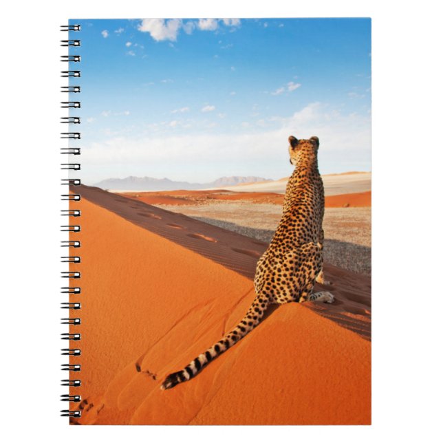 Caderno Espiral Desertos | Deserto Cheetah Savannah (Frente)