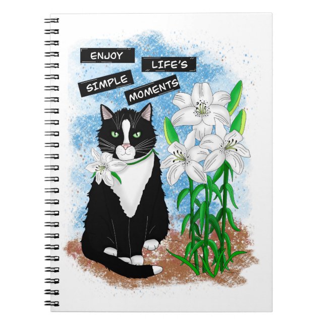 Caderno Espiral Desfrute dos momentos simples da vida | Cotação e  (Frente)