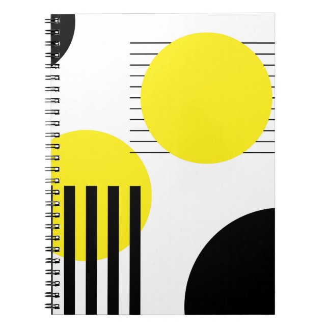 Caderno Espiral Design abstrato (Frente)