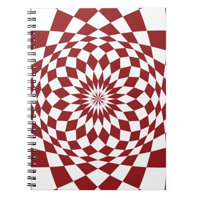Caderno Espiral Design abstrato Interior (Frente)