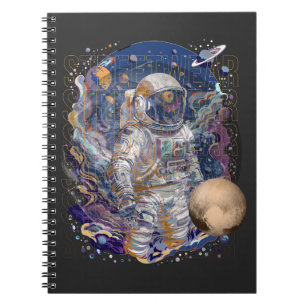 Caderno Espiral Design astronauta