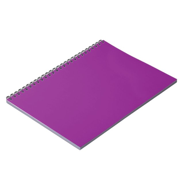 Caderno Espiral Design com um espantoso fundo roxo e branco (Left Side)