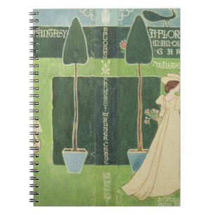 Caderno Espiral Design da jaqueta de livro para 'uma fantasia