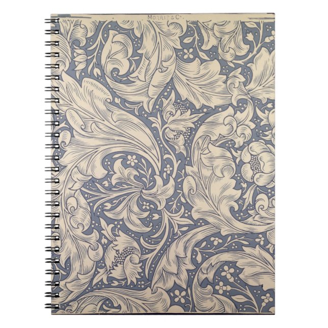 Caderno Espiral Design da "margarida" (matéria têxtil) (Frente)