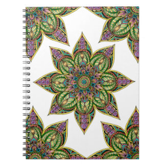 Caderno Espiral Design da terra da mandala