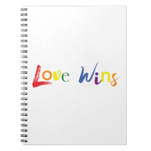Caderno Espiral design de Amor Colorido, alegre e criativo ganha
