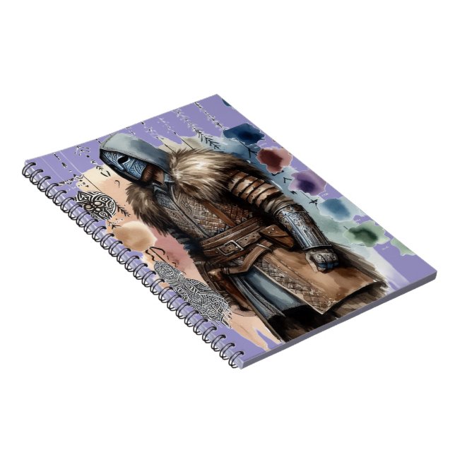 Caderno Espiral Design de Aquarela (Lado Direito)