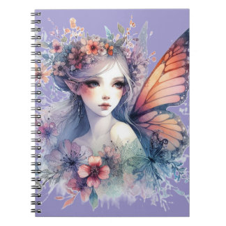 Caderno Espiral Design de Aquarela