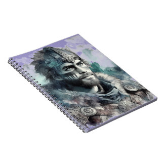 Caderno Espiral Design de Aquarela