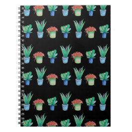 Caderno Espiral Design de Aquarelas e Succulções