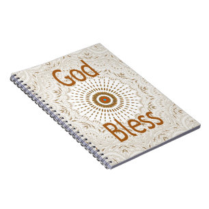 Caderno Espiral Design de arte tradicional africana