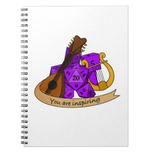 Caderno Espiral Design de Bard Dice