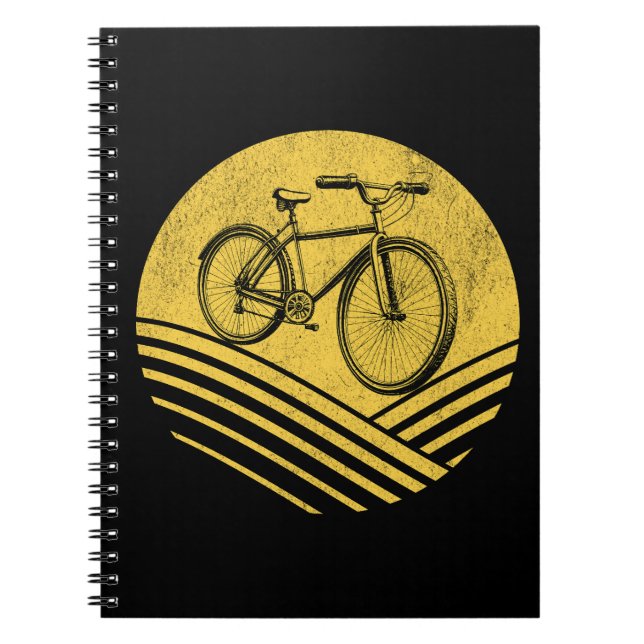 Caderno Espiral Design de bicicleta (Frente)