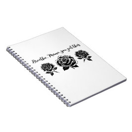 Caderno Espiral Design de Citação da Vida da Mãe Inspiradora