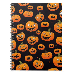Caderno Espiral design de decoração de halloween